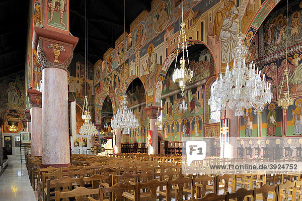 Innenansicht der Verkündigungskirche  Stadt Rhodos  Rhodos  Griechenland  Europa