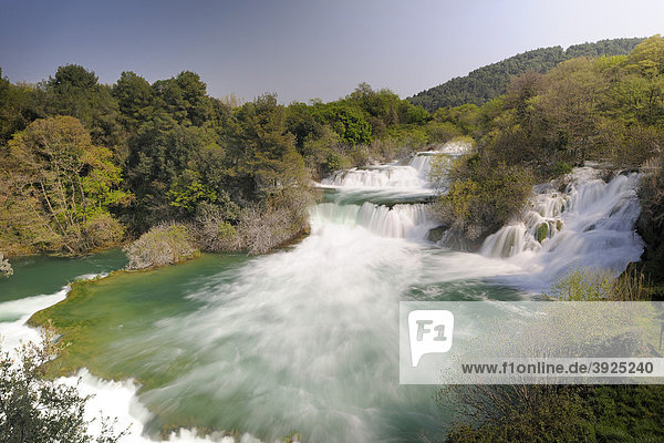 Nationalpark Krka Wasserfälle  Kroatien  Europa