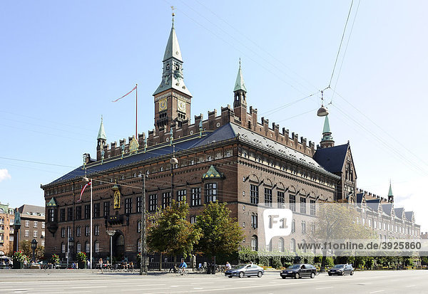 Rathaus von Kopenhagen  Dänemark  Skandinavien  Nordeuropa  Europa