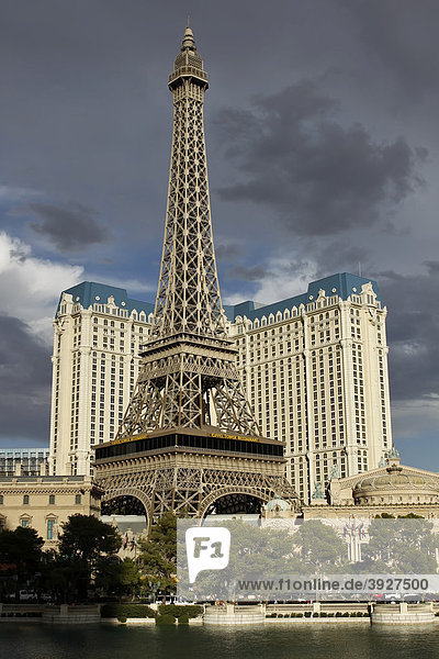 Das Hotel Paris in Las Vegas  Nevada  USA