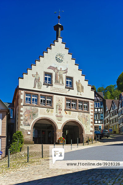 Rathaus  Schiltach  Schwarzwald  Baden-Württemberg  Deutschland  Europa