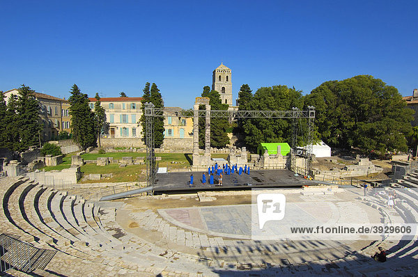 Römisches Theater  Arles  Bouches du RhÙne  Provence  Frankreich  Europa