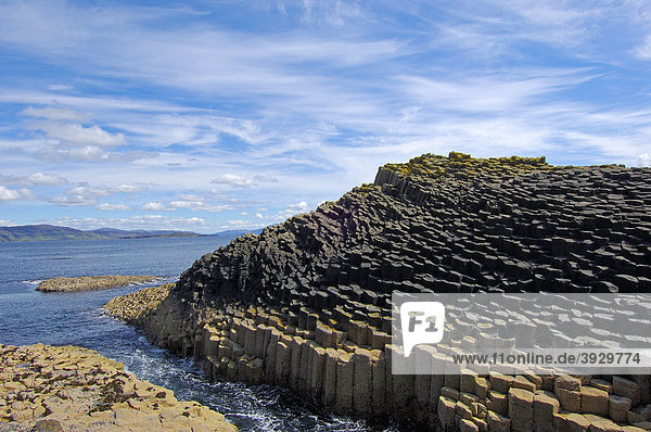 Isle of Staffa Nature Reserve Naturschutzgebiet  Innere Hebriden  Argyll and Bute Distrikt  Schottland  Vereinigtes Königreich  Europa