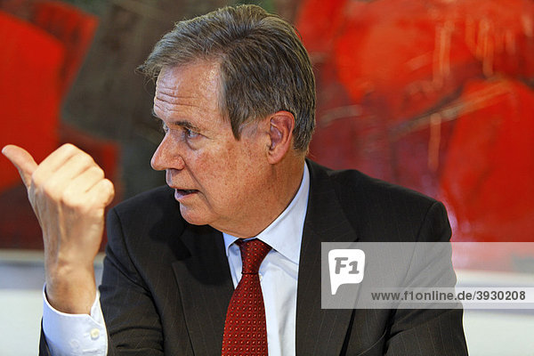 Gerhard Stratthaus CDU ehemaliger Finanzminister des Landes Baden-Würtemberg
