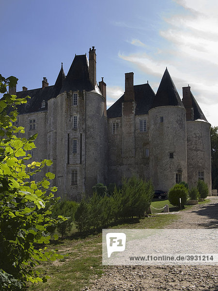 Schloss an der Loire  Ch‚teau von Meung-sur-Loire  Departement Loiret  in der Region Centre  Frankreich  Europa