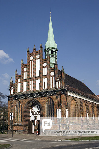 Kirche St. Peter und Paul der polnischen katholischen Gemeinde  Szczecin  Stettin  Polen  Europa