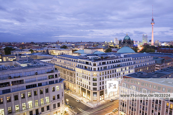 Panoramic view Berlin Germany Europe