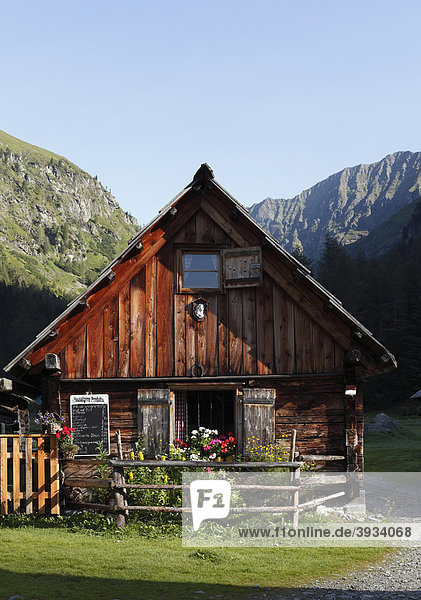 Neumann-Hütte  Hüttendorf im Göriachtal  Göriach  Lungau  Schladminger Tauern  Land Salzburg  Salzburger Land  Österreich  Europa