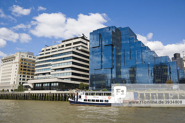 Northern & Shell Building Gebäude  Blick von der Themse  City of London  England  Vereinigtes Königreich  Europa