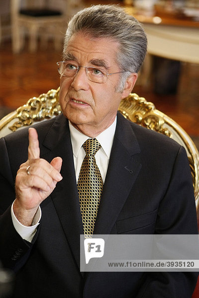 Dr. Heinz Fischer  Federal President of the Republic of Austria