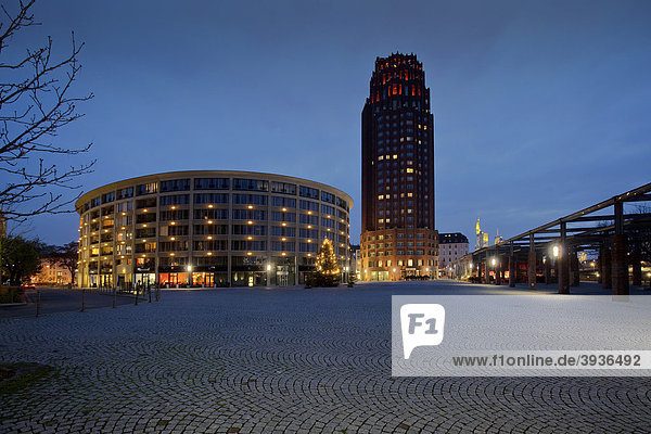 Main Plaza  Frankfurt  Hessen  Deutschland  Europa