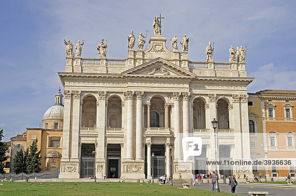 Basilica of San Giovanni in Laterano  Basilica of St. John Lateran  Rome  Lazio  Italy  Europe