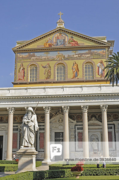 Sankt Paul vor den Mauern  lat. Sancti Pauli extra muros  Rom  Latium  Italien  Europa
