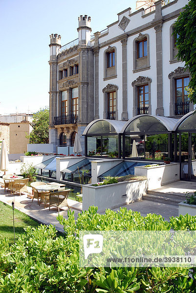 Garten  Gran Hotel Soller  Soller  Mallorca  Balearen  Balearische Inseln  Spanien  Europa