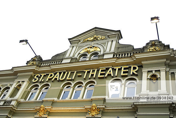 St. Pauli-Theater auf der Reeperbahn  St. Pauli  Hansestadt Hamburg  Deutschland  Europa