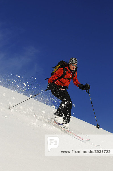 Ski Tour  Mt. Grosser Jaufen  Pragser Tal  Hochpustertal  South Tyrol  Italy  Europe