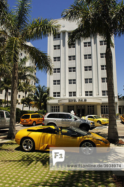 Royal Palm Hotel  Miami South Beach  Art Deco District  Florida  USA