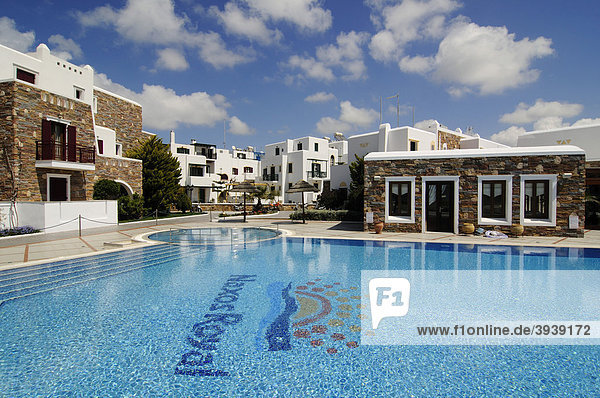 Pool  Hotelanlage  Naxos  Kykladen  Griechenland  Europa
