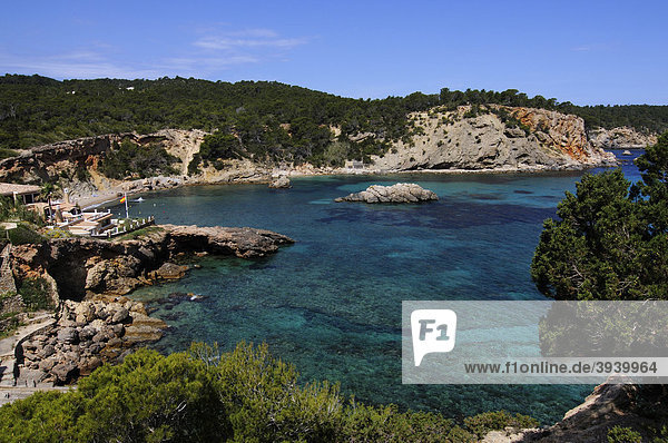 Cala de Xarraca  Portinatx  Ibiza  Pityusen  Balearen  Spanien  Europa