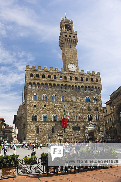 Palazzo Vecchio  Florence  Tuscany  Italy  Europe