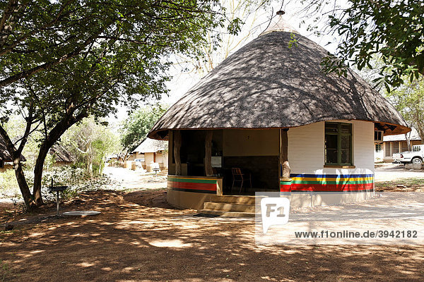 Skukuza rest camp  bungalow  Kruger National Park  South Africa
