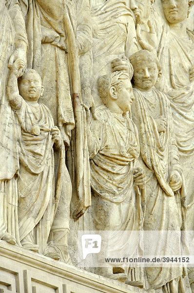 Relief Processional Frieze Of Augustus Altar Of Augustan Peace Ara Pacis Augustae Southside Rome Lazio Italy Europe