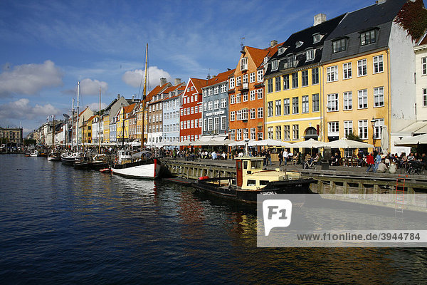 Kanal in Kopenhagen  Dänemark  Europa