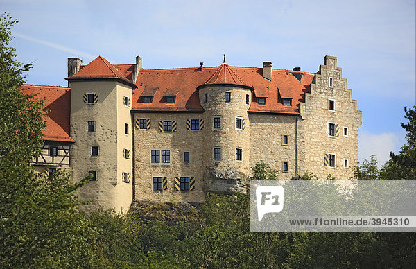 Burg Rabenstein bei Ahorntal in der Fränkischen Schweiz  Landkreis Bayreuth  Oberfranken  Deutschland  Europa