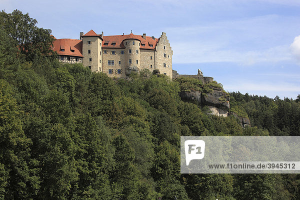 Burg Rabenstein bei Ahorntal in der Fränkischen Schweiz  Landkreis Bayreuth  Oberfranken  Deutschland  Europa