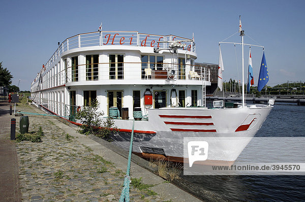 Liegeplatz des Schiffes MS Heidelberg in Middelburg  Niederlande  Europa