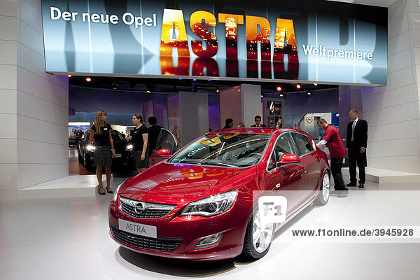 Vorstellung des neuen Opel Astra auf der 63. Internationalen Automobilausstellung IAA 2009 in Frankfurt am Main  Hessen  Deutschland  Europa