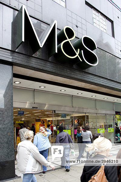 Store of the retail business Marks and Spencer on Oxford Street in London  England  United Kingdom  Europe