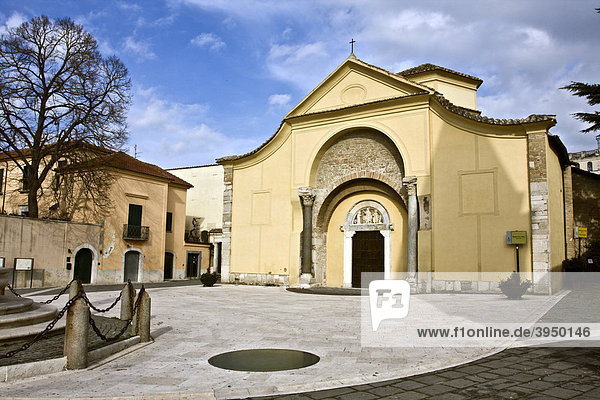 Kirche Santa Sofia Benevento  archäologisches Museum  Kampanien  Italien  Europa