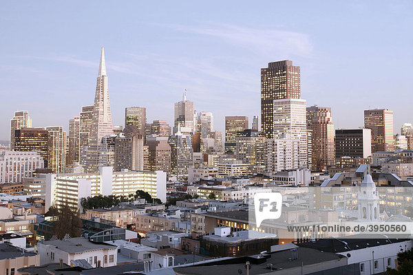 Finanzdistrikt  San Francisco Downtown  Kalifornien  USA  Vereinigte Staaten von Amerika