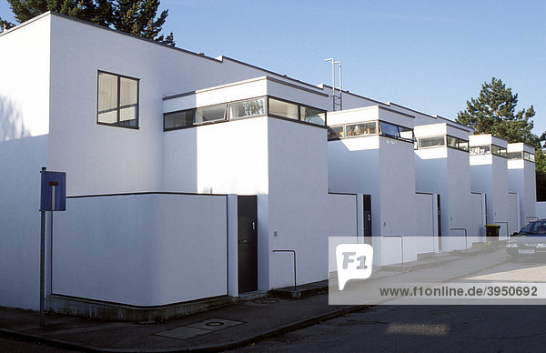 Reihenhäuser des Architekten J.J.P. Oud in der Weißenhofsiedlung