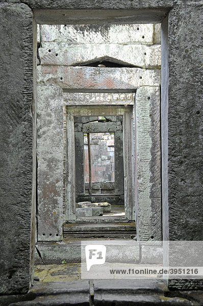 Ruinen der Tempelanlage Prasat Preah Khan  Angkor  Welterbe der UNESCO  Siem Reap  Kambodscha  Asien