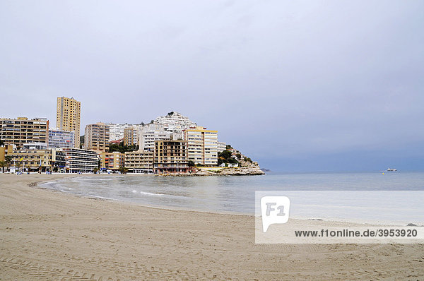 Platja Finestrat  Playa  Strand  Benidorm  Costa Blanca  Alicante  Spanien  Europa