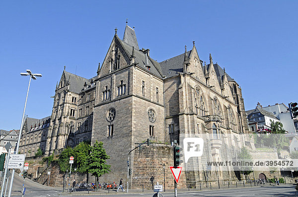 Philipps-Universität  alte Universität  Marburg  Hessen  Deutschland  Europa