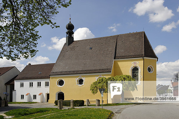 Wallfahrtskirche St. Salvator  Reisbach  Niederbayern  Bayern  Deutschland  Europa
