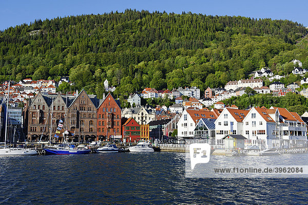 Bryggen  Bergen  Norwegen  Europa