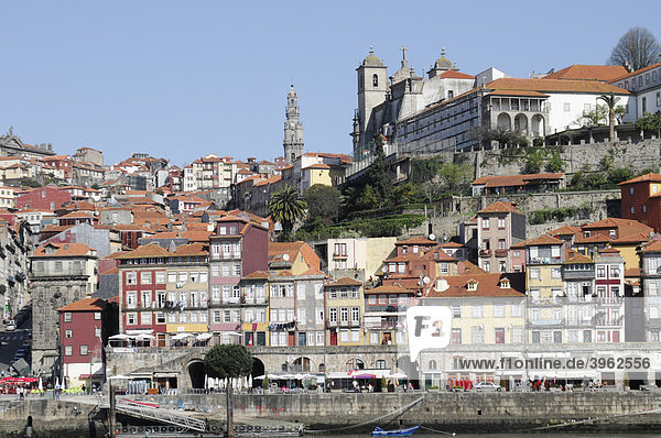 Ribeira quarter  historic district  Porto  North Portugal  Portugal  Europe
