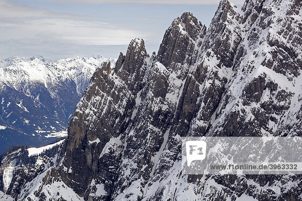 Luftbild  Lienzer Dolomiten  Osttirol  Österreich  Europa