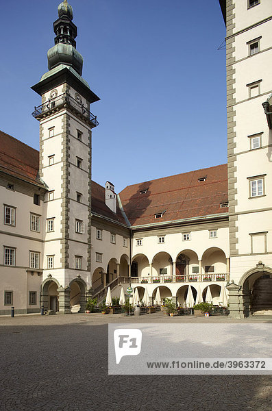 Landhaus  Sitz des Kärntner Landtages  Klagenfurt  Kärnten  Österreich  Europa