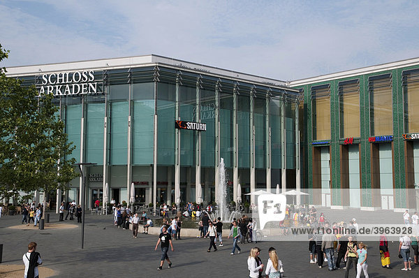 Schlossarkaden shopping centre  Braunschweig  Lower Saxony  Germany  Europe