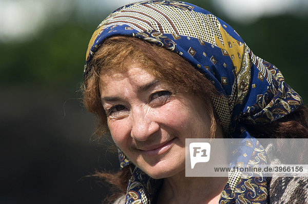 Kasachische Frau  Kasachstan