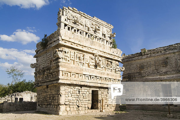Chichen Itza  La Iglesia  Die Kirche  Gebäudekomplex Las Monjas  Yucatan  Mexiko  Welterbe der UNESCO