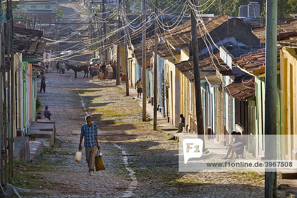 Street in Trinidad  Sancti Spiritus province  Cuba