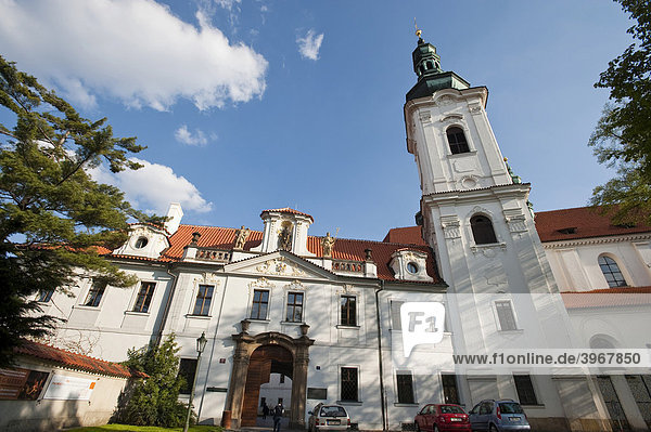Strahov Kloster  Prag  Tschechien  Europa