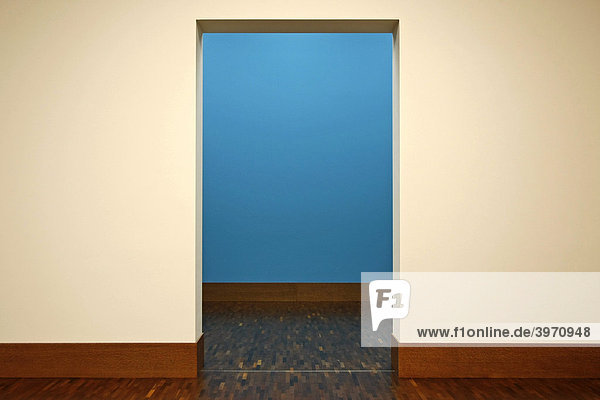 Raum in Blau