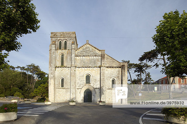 Basilique Notre-Dame-de-la-fin-des-Terres de Soulac-sur-Mer  Soulac-sur-Mer  Gironde  Aquitanien  Südfrankreich  Europa